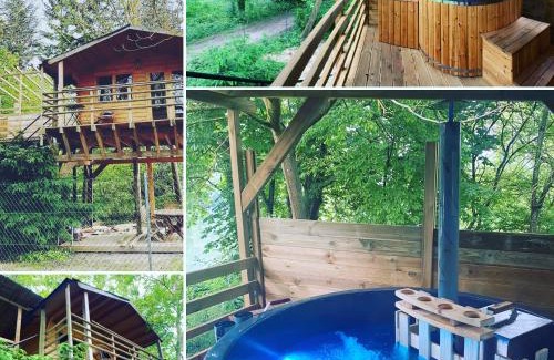 Lavacourt House | Cabane Dans Les Arbres Avec Bain Nordique