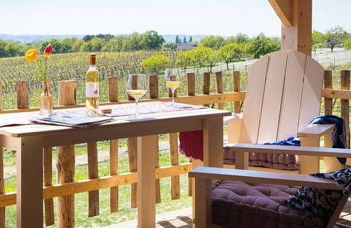 Monbazillac Cabin | Cabane de Charme Avec spa Privatif