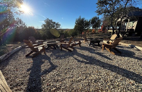 Weatherford Cabin | Cabin 1 of 4 comfortably nestled in a country setting with amazing sunset view