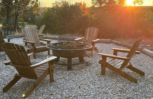 Weatherford Cabin | Cabin 1 of 4 comfortably nestled in a country setting with amazing sunset view