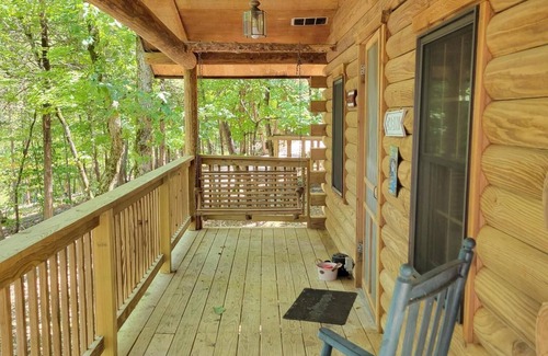 Shell Knob Cabin | Cabin #10-Cozy log cabin nestled in the woods brief walk to Table Rock Lake