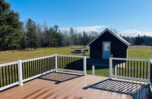 Grand Marais House | Cabin & bunkhouse on M-77 close to town Grand Marais, heated garage, parking