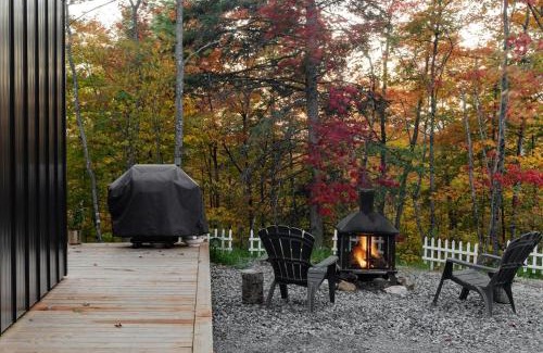 Saint-Aime-du-Lac-des-Iles Ski Chalet | Cabin N2 Le Signal Forest View and Jacuzzi