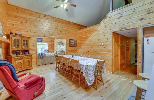 Petersburg House | Cabin Comfort Near PSU! Fire Pit and On-Site Trails