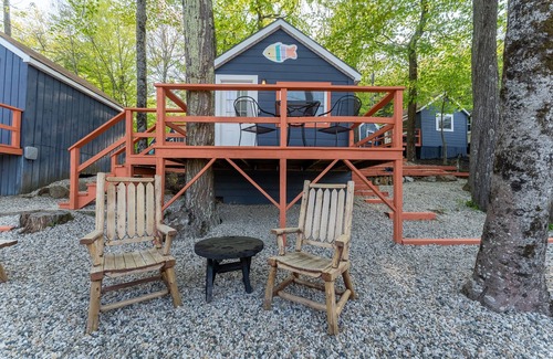 Alton Bay Cabin | Cabin for two with lake views & access Now featuring AC Wi-FI and TV