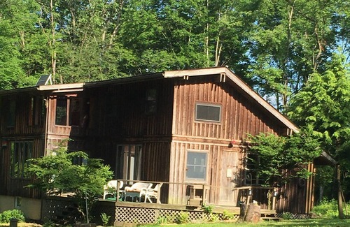 Guys Mills Cabin | Cabin in the Woods - off the grid with large pond nearby