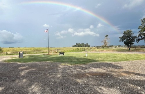 Lee County Cabin | Cabin Unit 3 of 6 Called the Texan with WiFi and AC in serene Paige