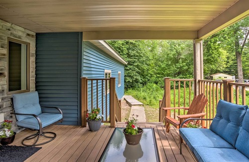 Balsam Lake Cottage | Cabin w/Dock & Porch Across From Balsam Lake