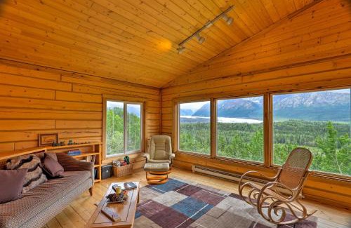 Sutton House | Cabin with Glacier Views Walk to Matanuska River!