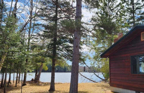Presque Isle Cabin | Cabin with private peninsula on Presque Isle Chain of Lakes!