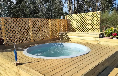 Vina del Mar Apartment | Cabin with stove and tub in the heart of nature!