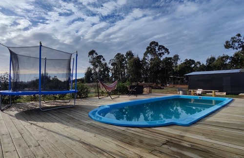 Vina del Mar Apartment | Cabin with stove and tub in the heart of nature!