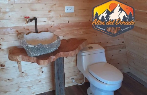 Guatavita Cabin | Cabin with the best view of the Tomine reservoir and the mountains