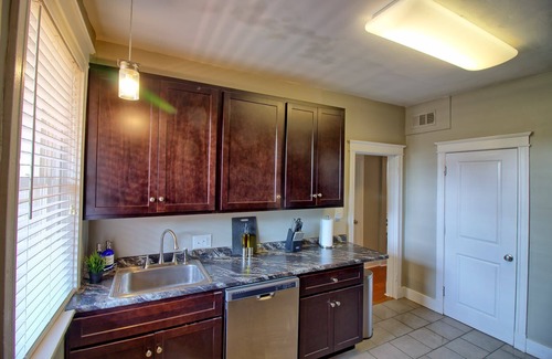 Tower Grove South Apartment | Cafe Terrace at TG Park | Fenced Backyard+W/D