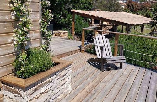 Coti-Chiavari Ski Chalet | Cala d'Orzu chalet with private pool, sea view and Capu-Neru tower