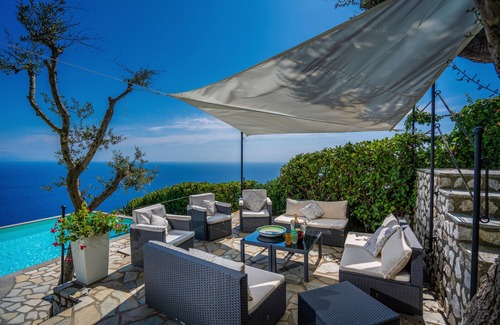 Massa Lubrense Villa | CALLIOPE'S MANSION, com Sorrento & Amalfi coast, Villa Private Pool 7 Bdr