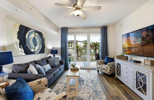 Panama City Beach House | Calypso 3 New Relax Unwind Luxury PCB next to Pier Park 3 Bed 2 Bath Pool Hot Tub Tikki bar