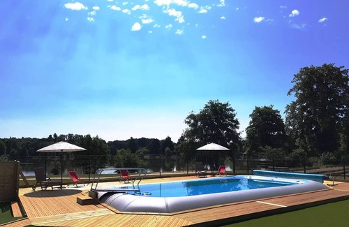 Loudeac House | Camping Aquarev* - COTTAGE LOUISIANE (PRM) - 2 Bedrooms 4 people