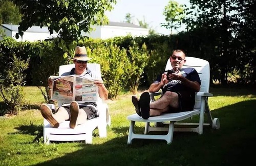 Sainte-Foy House | Camping Au Pré de l'Etang - Coco Sweet 3 Rooms 4 People