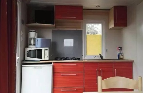 Saint-Michel-Chef-Chef House | Camping du Bord de Mer * - Eco mobile home 1 bedroom + terrace - economical 2 people