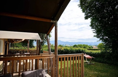 Les Abrets en Dauphine House | Camping Le Coin Tranquille | Villatent Wood | 5 pers.