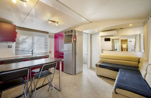 Chioggia RV Rental | Camping "Grande Italia Vulcano 6" with Sea View, Terrace & Wi-Fi