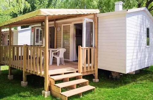 Ambon House | Camping Ker Yaoulet* - Mobile home Evo 3 rooms 4/6 people TV