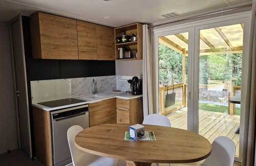 Aizenay House | Camping La Forêt * - Mobile home O'Hara 884 CJ Privilège 4 Rooms 6 People Air Conditioned