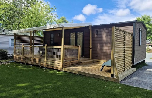 Aizenay House | Camping La Forêt * - Mobile home O'Hara 884 CJ Privilège 4 Rooms 6 People Air Conditioned