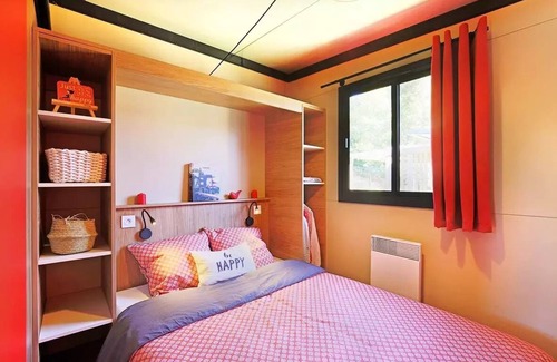 Saint-Leger-de-Fougeret Ski Chalet | Camping LA FOUGERAIE * - Panoramic Pond Chalet - 2 bedrooms 5 people