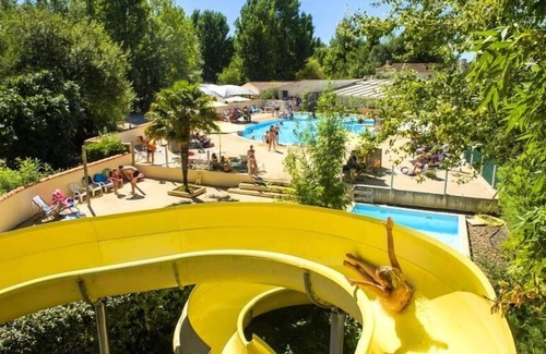 Angles House | Camping Le Clos Cottet**** - Cozy 3-room mobile home for 4 adults and 1 child under 12