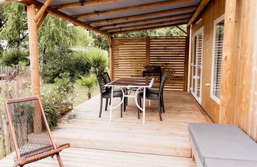 Saint-Laurent-de-Medoc House | Camping Le Paradis * - Mobile Home Magnolia 3 Rooms 4 People Air-conditioned + TV