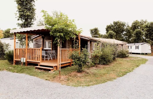 Saint-Laurent-de-Medoc Ski Chalet | Camping Le Paradis * - Chalet “Le Lys” 2 bedrooms DIM - SUN 4 people