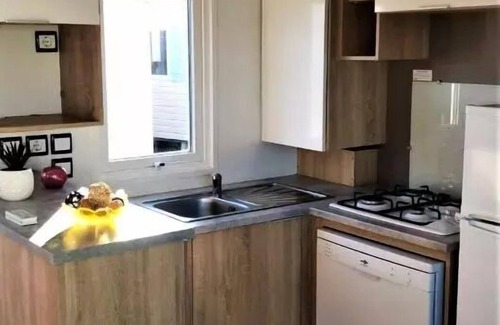 Chateauroux House | Camping Le Rochat* - Quatro mobile home 4 bedrooms 8 people