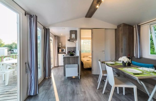 Plougasnou House | Camping maeva Respire Le Domaine de Mesqueau * - Mobile Home SIMPLY Riviera 3 Rooms 4 People + TV