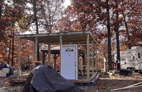 Harrison RV Rental | Camping, off grid… Generator and water provided.