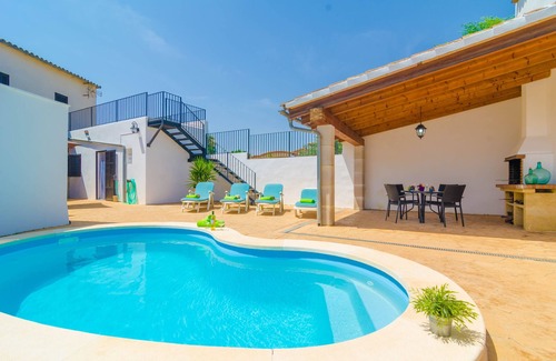 Algaida Villa | CAN PISTOLA - Villa with private pool in Algaida. Free WiFi
