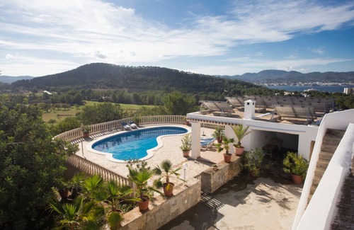 Sant Antoni de Portmany Villa | Can Tunicu has great sea views near to San Antonio