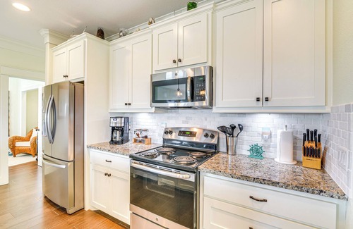 Port Bolivar House | Canal-Front Coastal Getaway in Gilchrist w/Deck