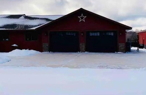 Medford House | Candy Red Country Home