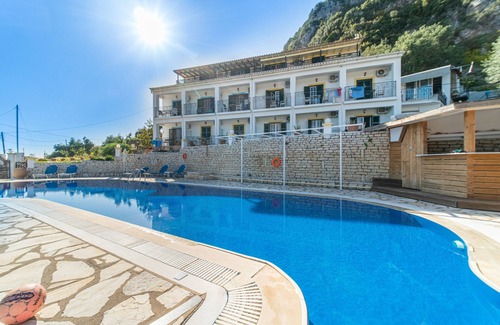 Lakones Apartment | "Captain Spiros Studios" with Sea View, Balcony, Air Conditioning & Wi-Fi