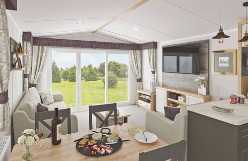 Waren Mill House | Caravan with one double and one twin.