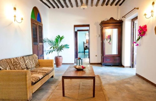 Jambiani Apartment | Cardamon Quadruple Family Suite Seaview with fans