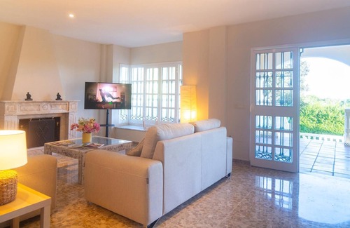 Carib Playa Villa | Carib Playa large Andalusian villa on two levels with private pool, garden