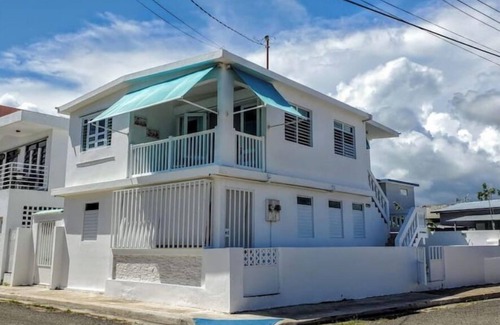Arroyo House | Caribbean Sea Beach Front 1st fl Fisherman Village Boardwalk A/C WiFi BBQ House