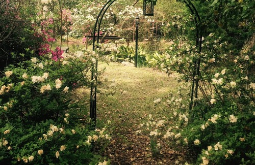 Lexington House | Carriage House Villa and gardens in downtown historic Lexington SC