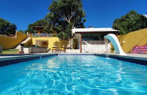Cabo Frio House | Casa Amarela - Linda casa familiar com piscina na Reserva do Peró em Cabo Frio