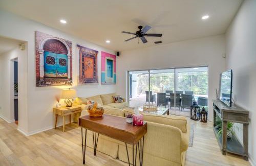 Sebastian Highlands House | Casa Blanco Escape with Fire Pit in Sebastian!