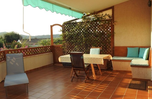 Porto Taverna House | Casa Bouganville, sea view 2 minutes walk to the beach, internet Wi-Fi