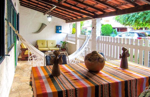 Palmeiras House | Casa c churrasq e lazer perto do mar, Cabo Frio/RJ